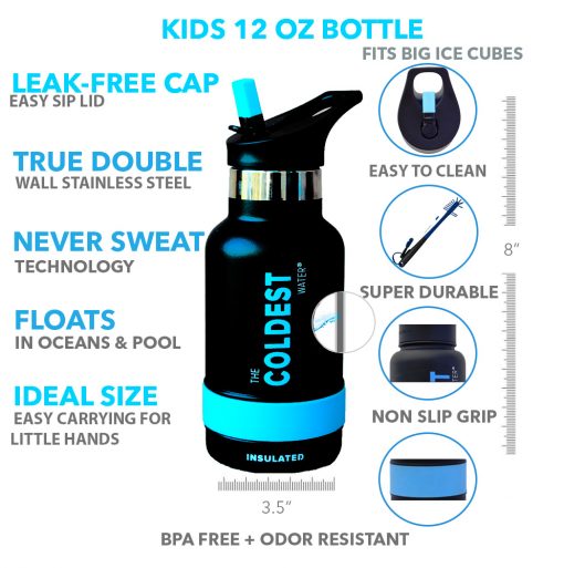 12 oz Kids - The Coldest Water Bottle – The Rugged Collective